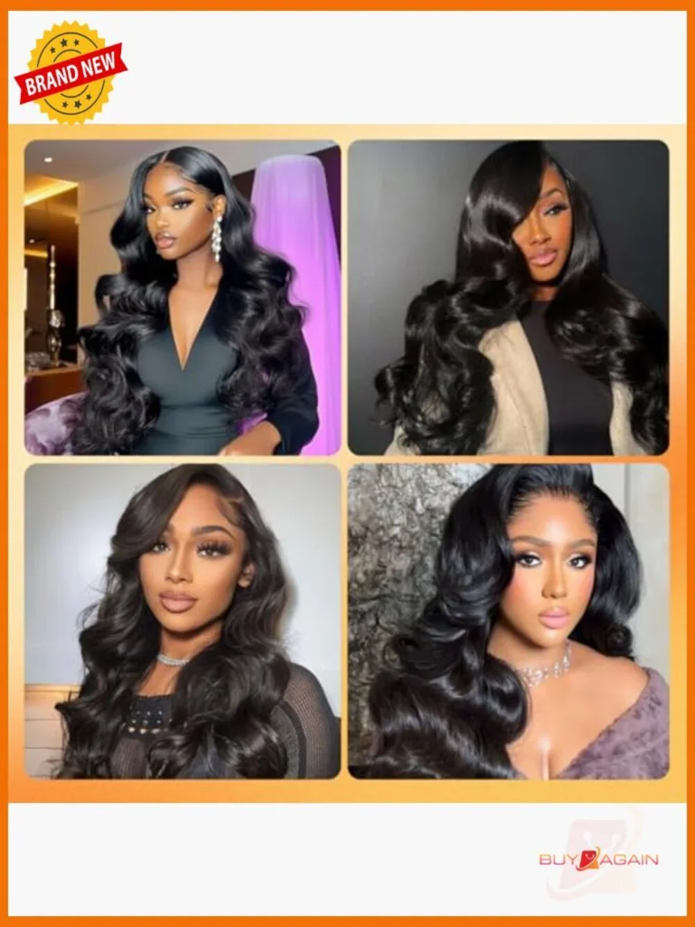 30 Inch Body Wave Lace Front Wig 13x6 HD Human Hair Pre-Plucked 200 Density